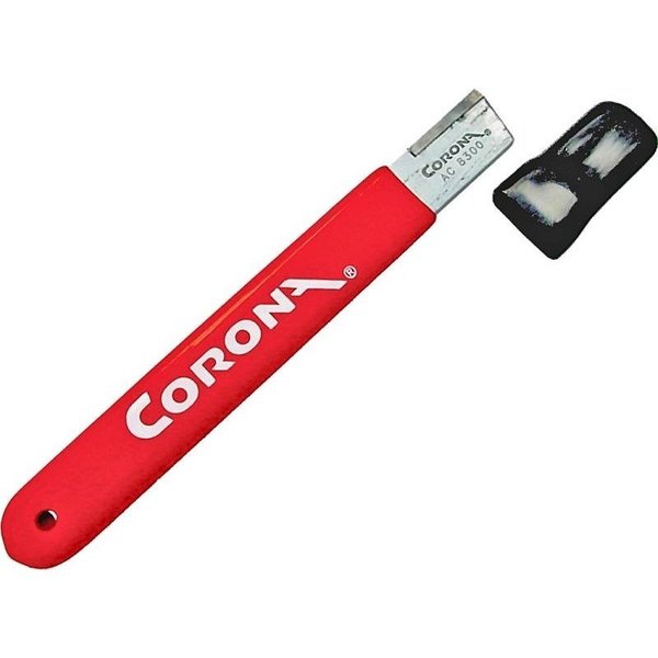 Corona Tools CORONA Sharpening Tool, 5 in Abrasive, NonSlip Handle AC 8300
